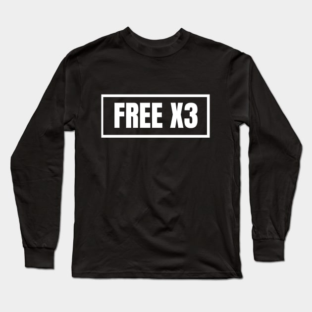 Free!! Free!! Free!!! Long Sleeve T-Shirt by mksjr